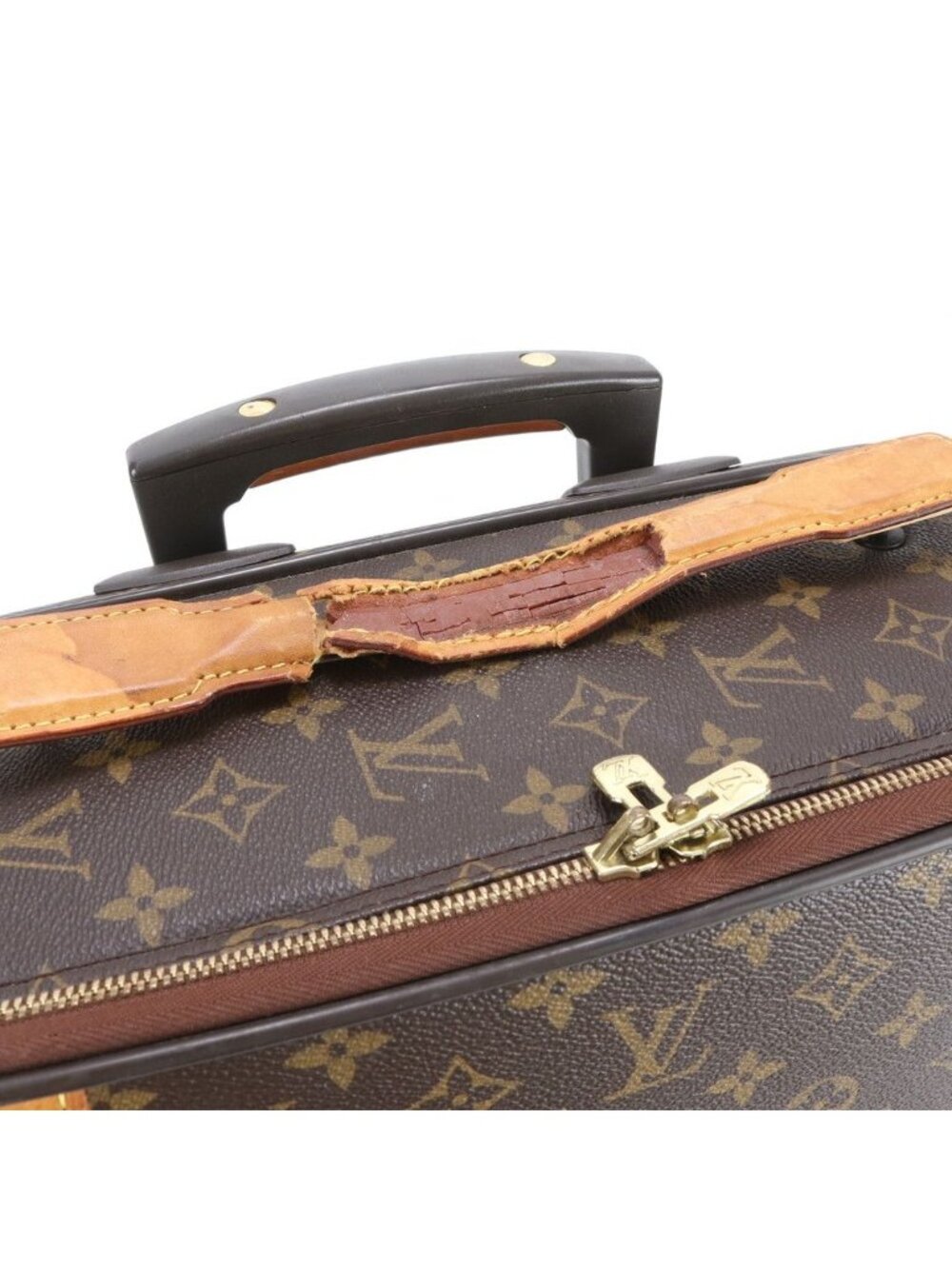 Louis Vuitton Monogram Pegase 55 Leather Suitcase Carry Case Bag Business - Picture 10 of 13